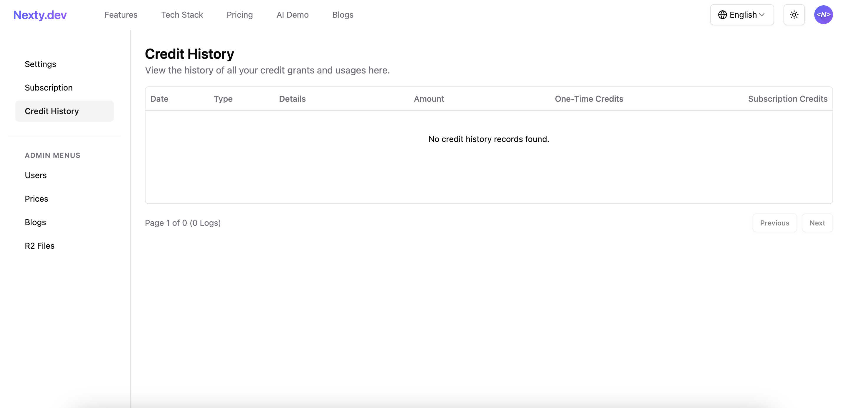 ユーザーダッシュボード